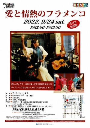 愛の情熱のフラメンコ