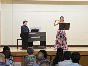 【瀬崎コミュニティセンター　フルートデュオコンサート】